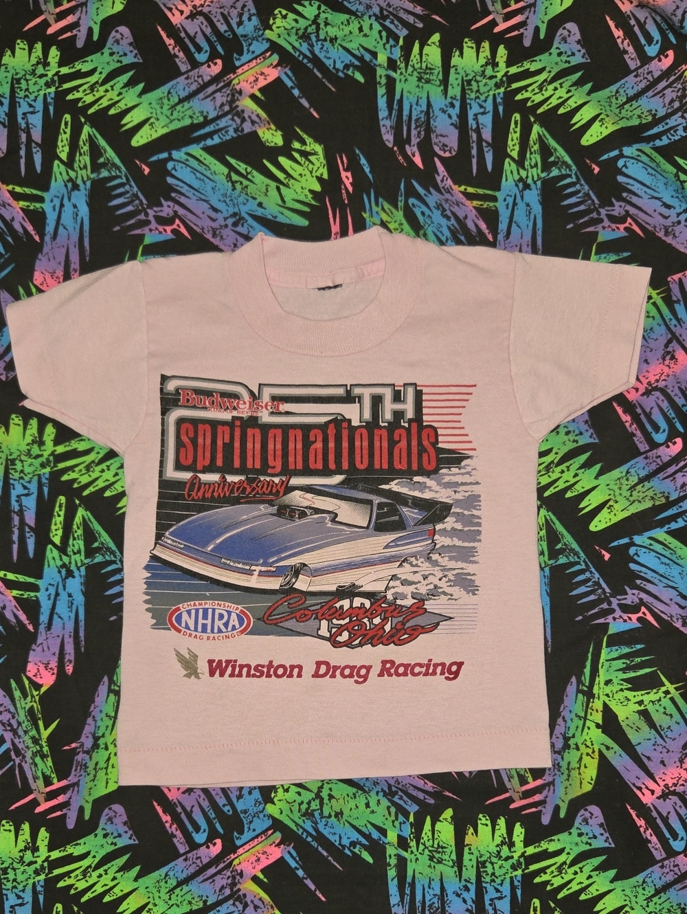 VTG 1989 NHRA Spring Nationals Winston Drag Racing Tshirt